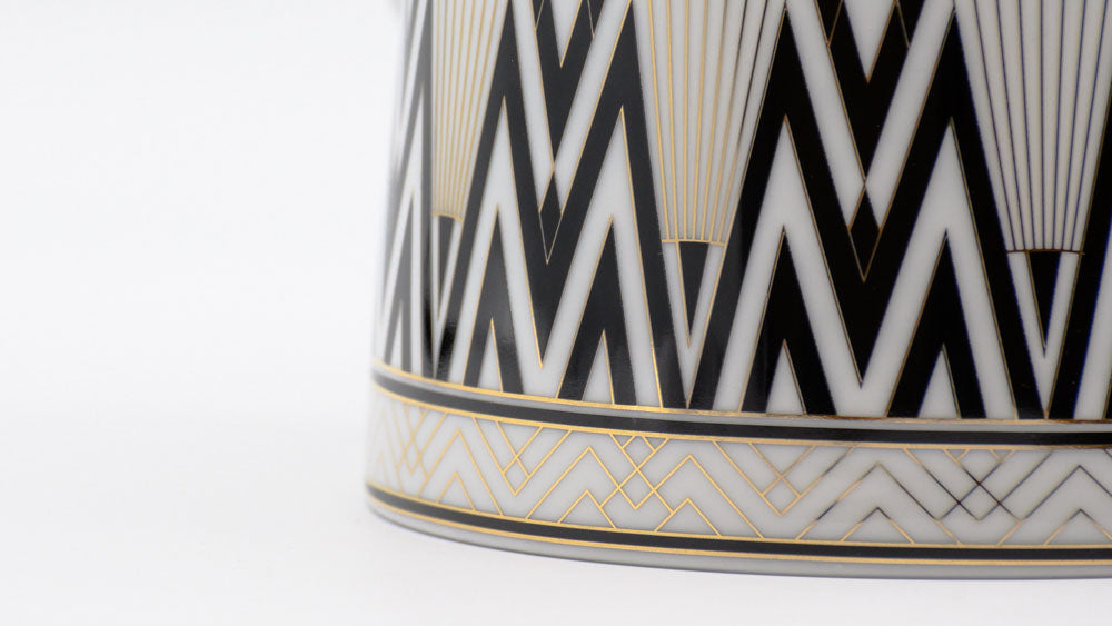 Kaffeekanne "Art déco", Detail