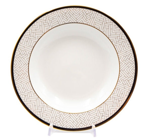 Suppenteller "Art déco"