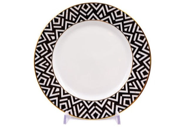 Dessertteller "Art déco", aufgestellt