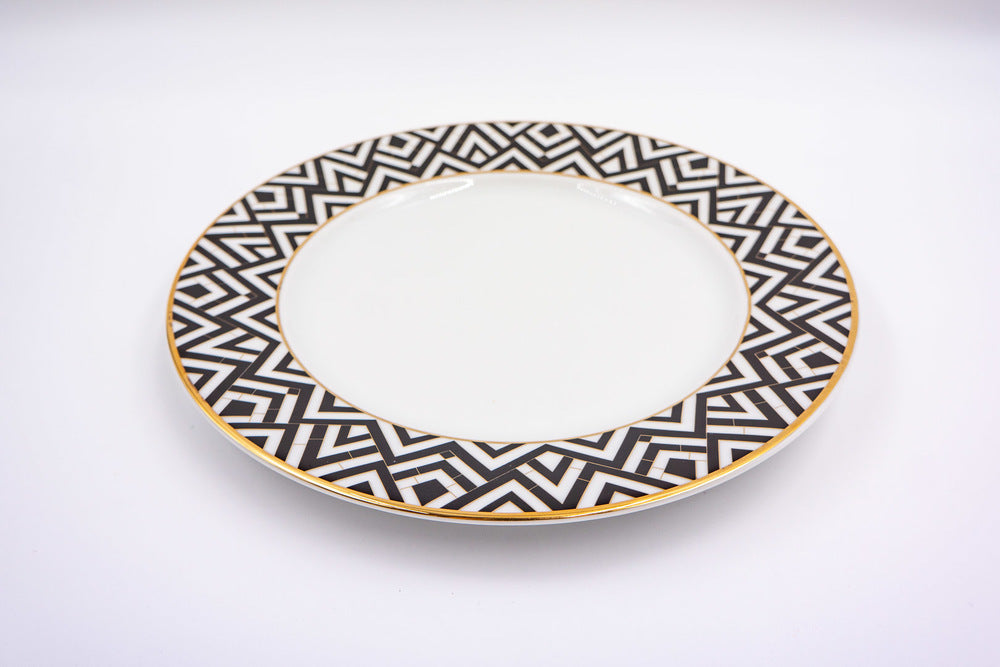 Dessertteller "Art déco", liegend