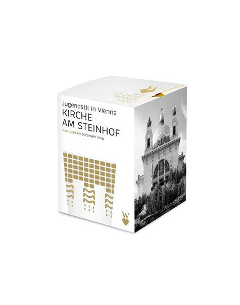 Verpackung Porzellanbecher Kirche am Steinhof