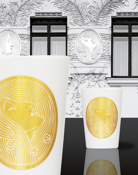 porzelannbecher mit jugendstildesign