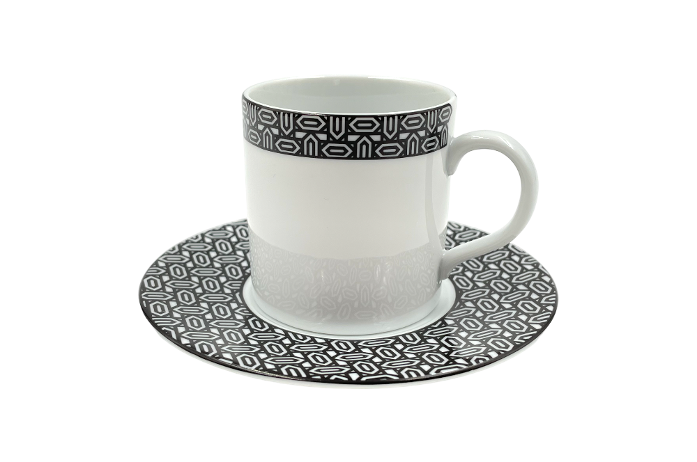 oew espressotasse mit diamantmuster