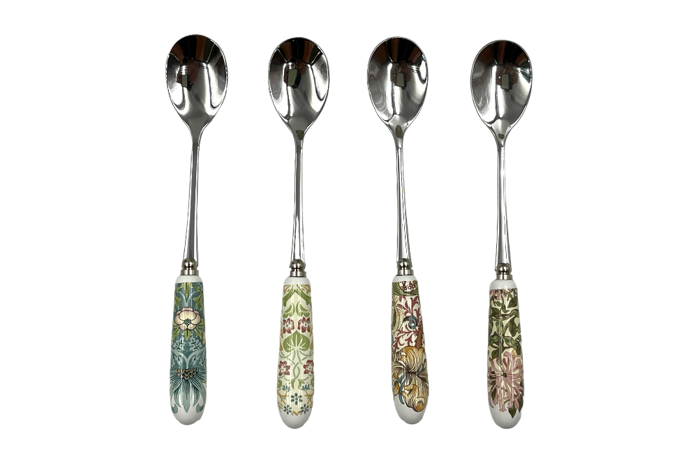 Kaffeelöffel Set mit Designs von William Morris