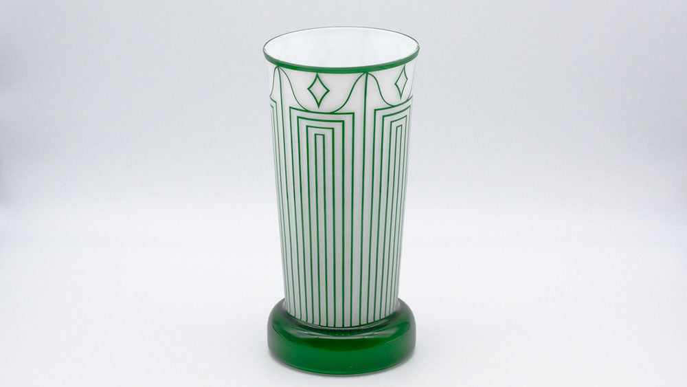 Vase Art déco "Josef" grün