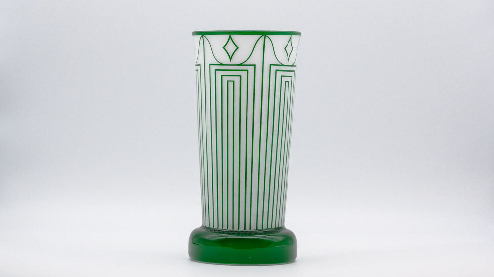 Vase Art déco "Josef" grün